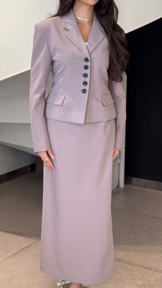Tailored Suit With Skirt