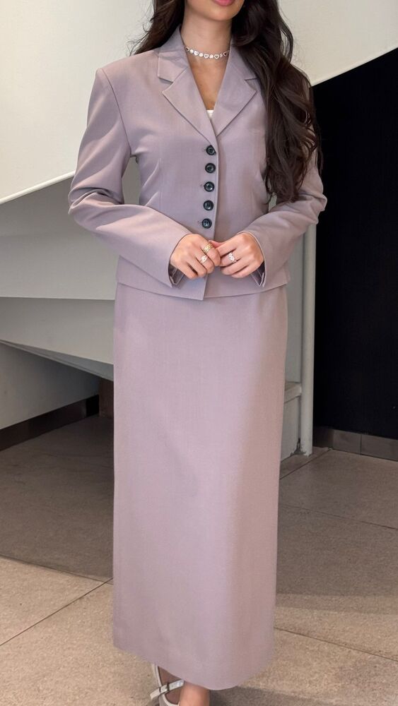 Tailored Suit With Skirt