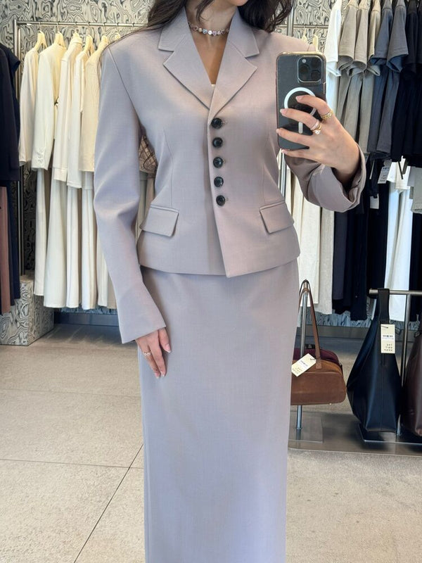 Tailored Suit With Skirt