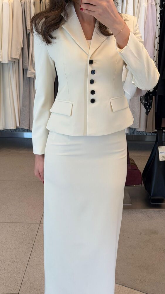 Tailored Suit With Skirt