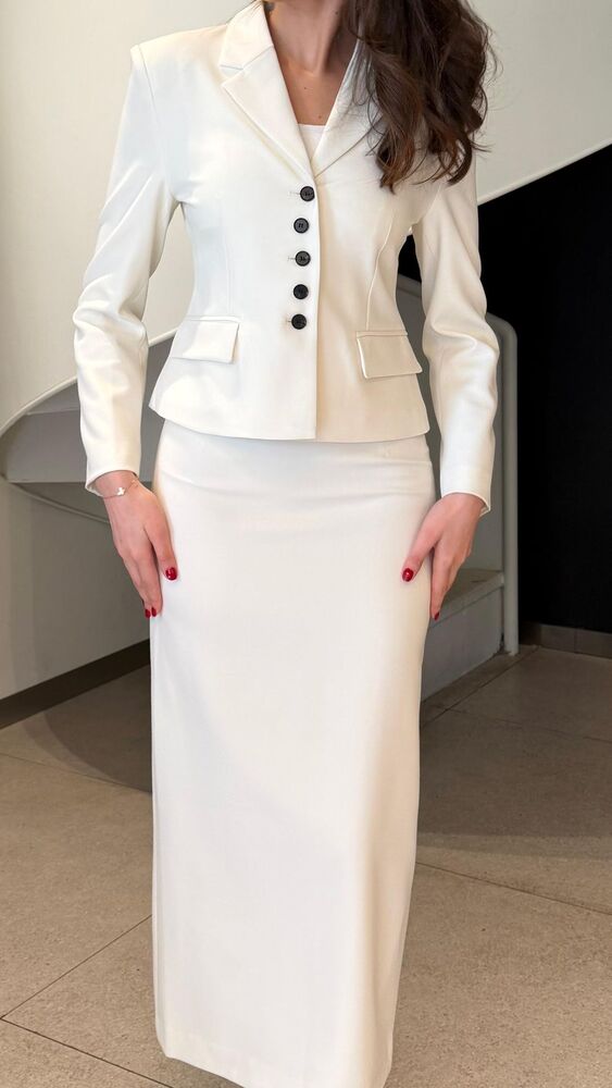 Tailored Suit With Skirt
