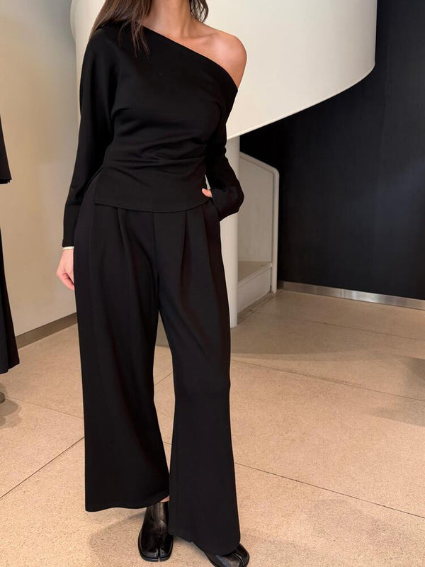 Off Shoulder Top + Pants Set