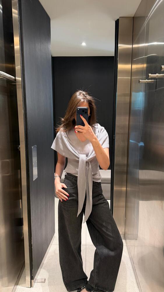 V-Neck Cape Style Top