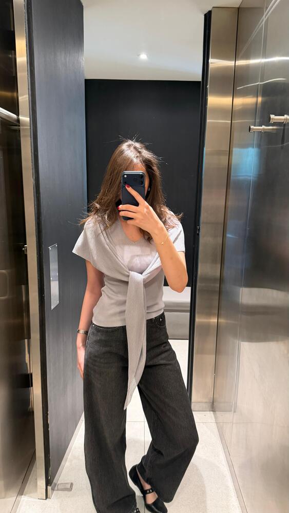 V-Neck Cape Style Top