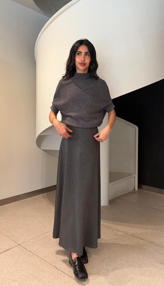 Dolman Knit Top + Skirt