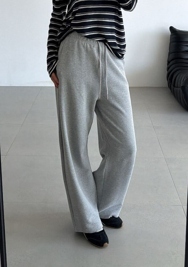 Elastic Waist Drawstring Pants