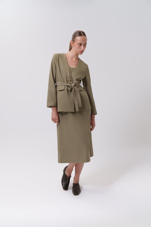 Blazer with Dress Set