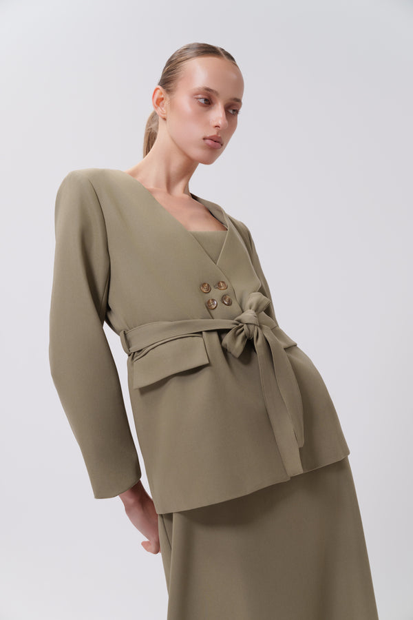 Blazer with Dress Set