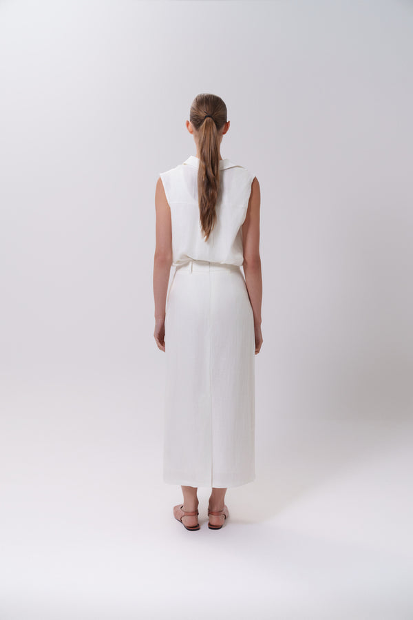 Sleeveless Skipper Collar Set
