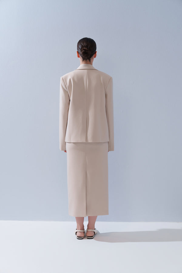 Elegant Long Sleeve + Skirt Set