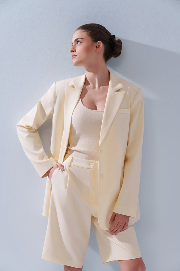 Single Breasted Blazer + Short Set
