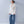 V-Neck Single Button Blazer