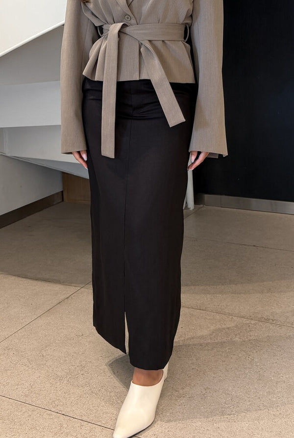 Fitted Midi Skirt