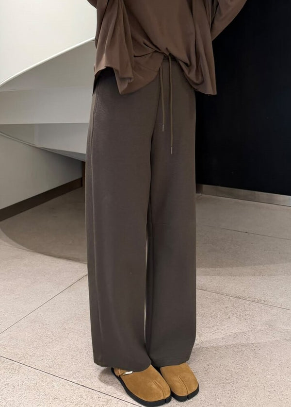Elastic Waist Drawstring Pants