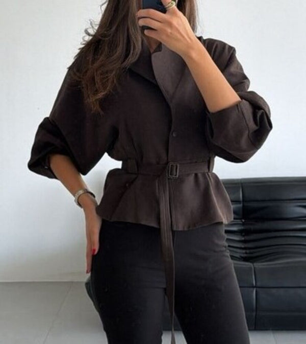 Cropped Trench Jacket