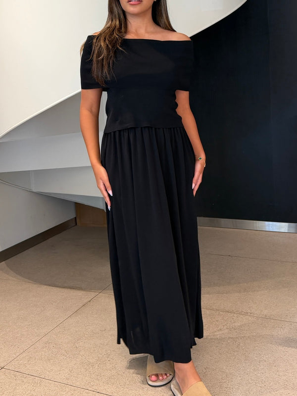 Wide Off Shoulder Set