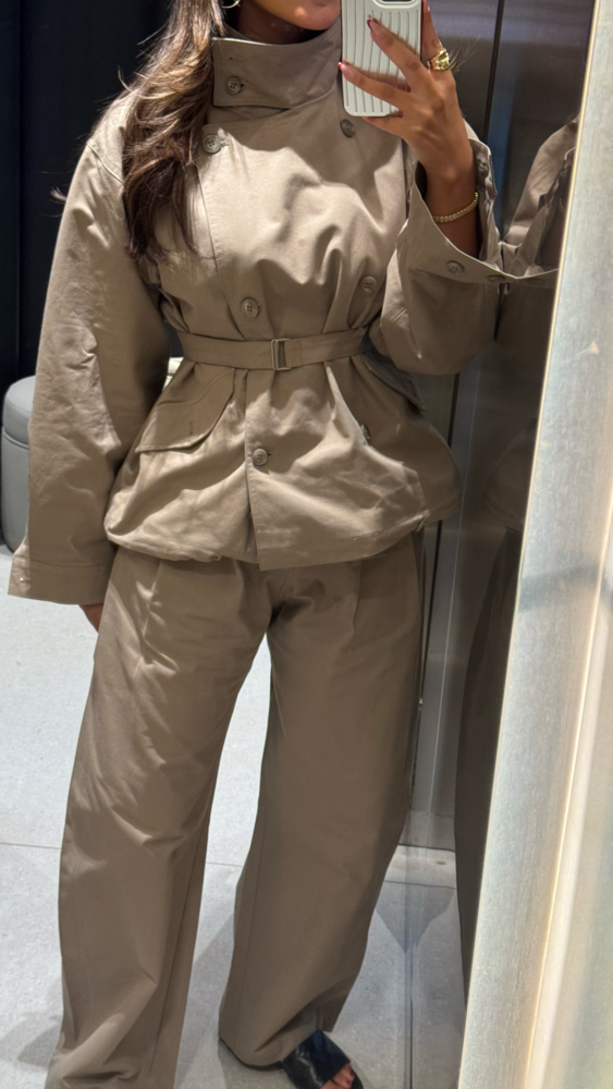 Trench Jacket + Pants Set