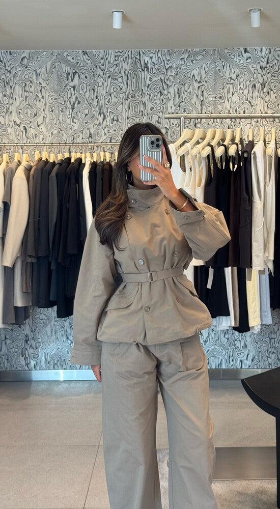 Trench Jacket + Pants Set