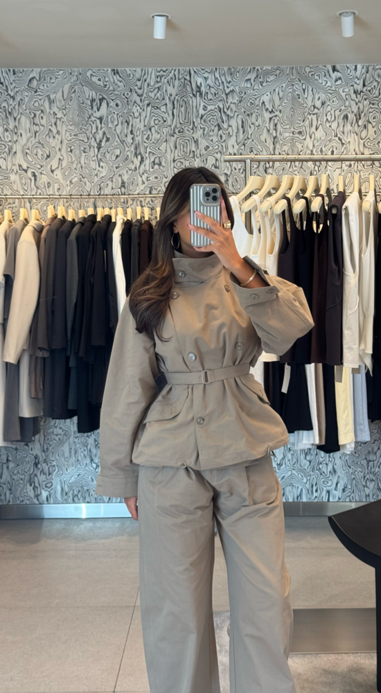 Trench Jacket + Pants Set