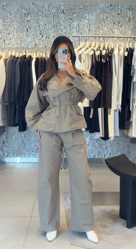 Trench Jacket + Pants Set