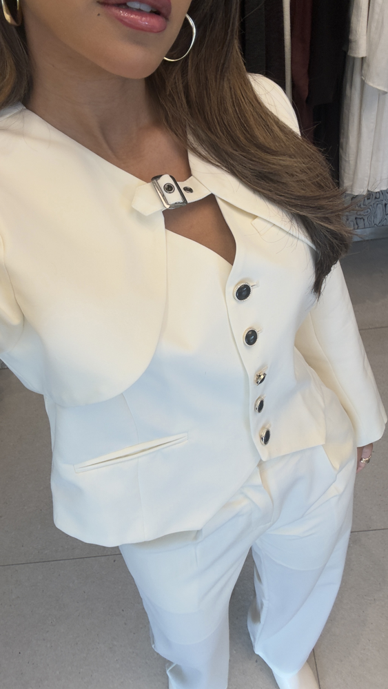 Chic Blazer + Pants Set