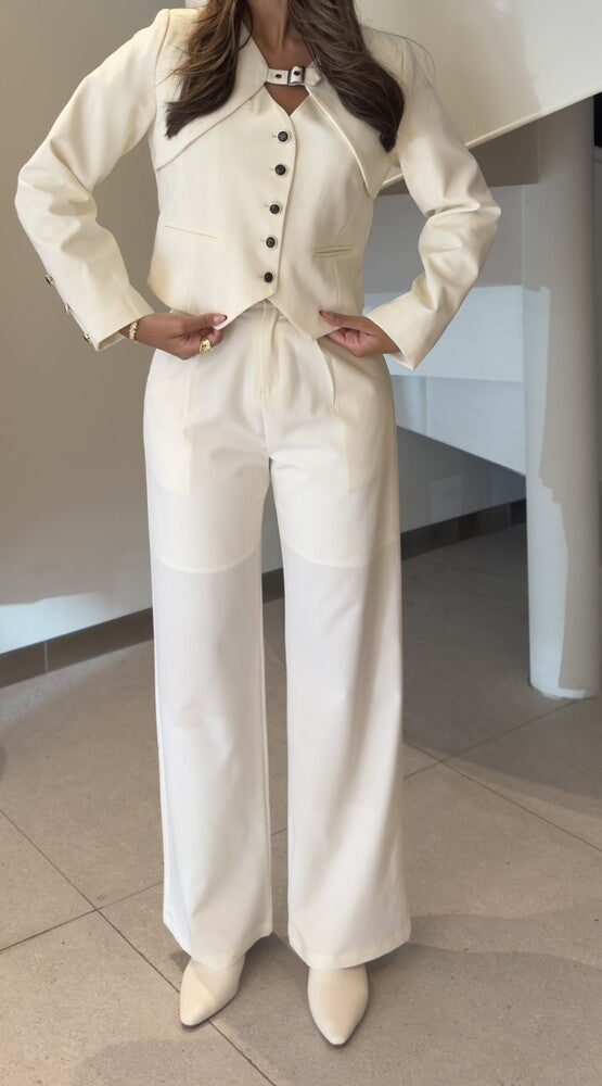 Chic Blazer + Pants Set