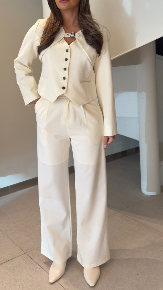 Chic Blazer + Pants Set