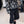 Black & White Patterned Open Front Blazer