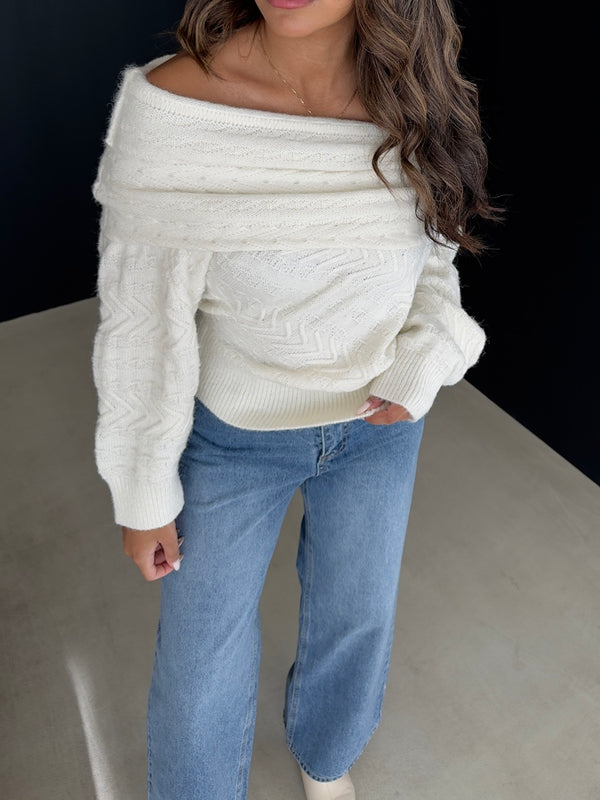 Sweater Cowl Neck