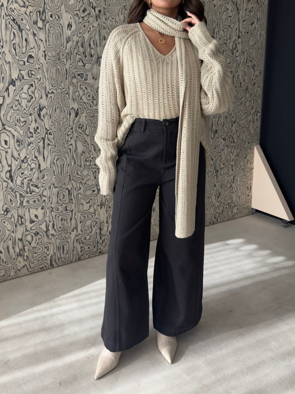 Long Knitted Sweater