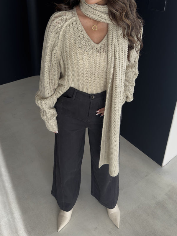 Long Knitted Sweater