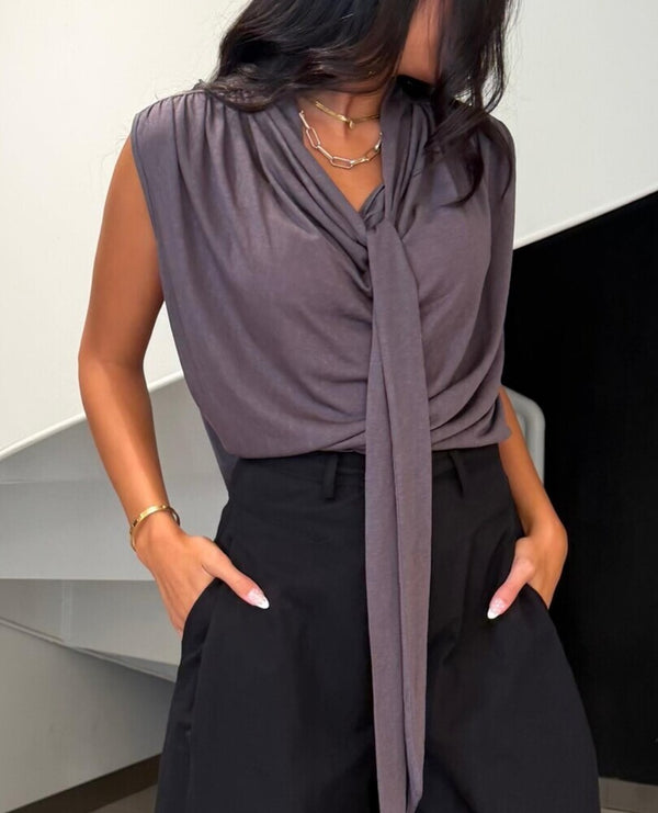 Dangling Tie Top