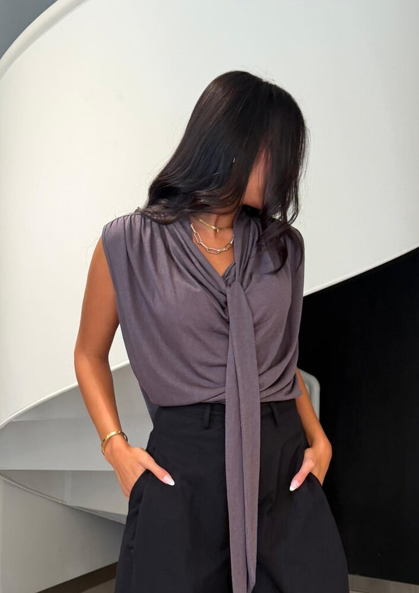 Dangling Tie Top