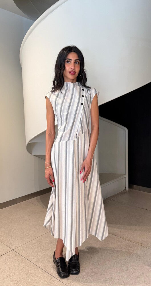 Striped Midi Dress