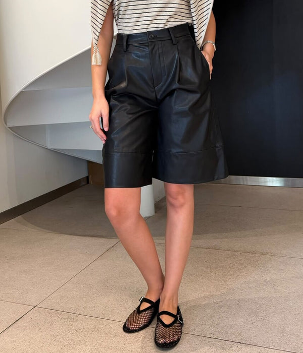 Leather Shorts