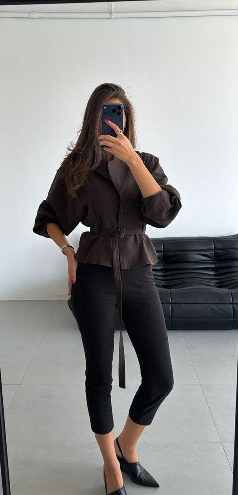 Cropped Trench Jacket
