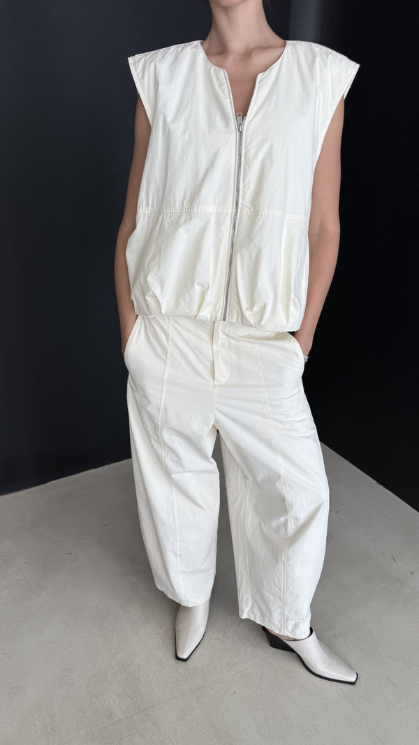 Oversized Zippered Vest + Pants