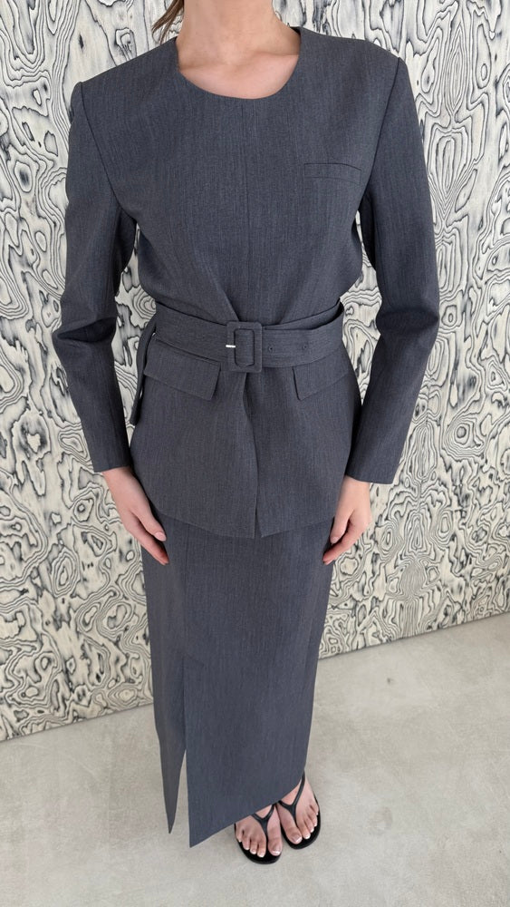 Round Belted Suit