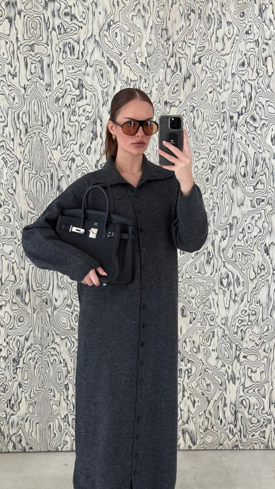 Cardigan + Sleeveless Dress