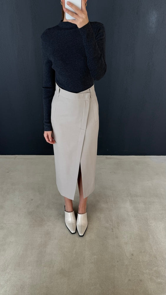 Front Slit Skirt