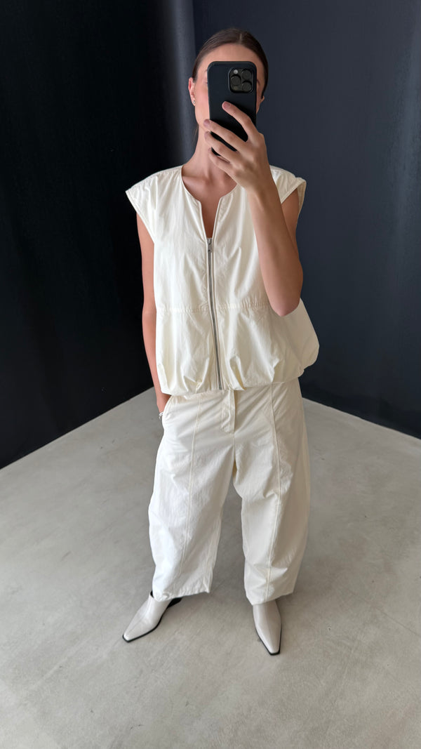 Oversized Zippered Vest + Pants
