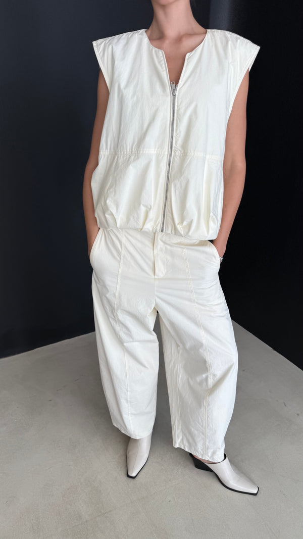Oversized Zippered Vest + Pants