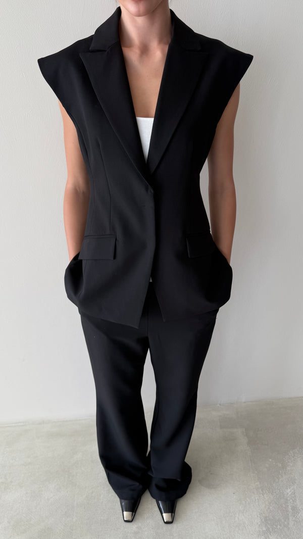 Blazer Vest Pants Set