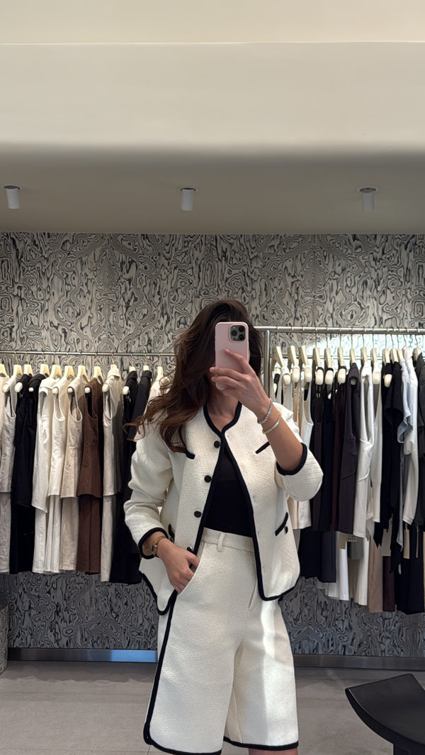 Tweed Jacket + Short Set