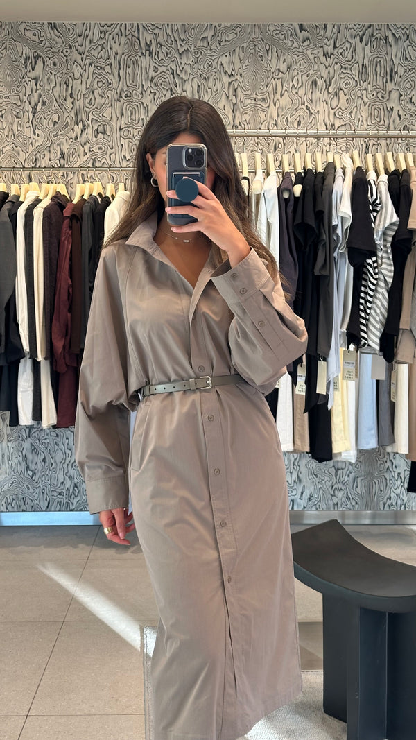 High Neck Long Dress Belt