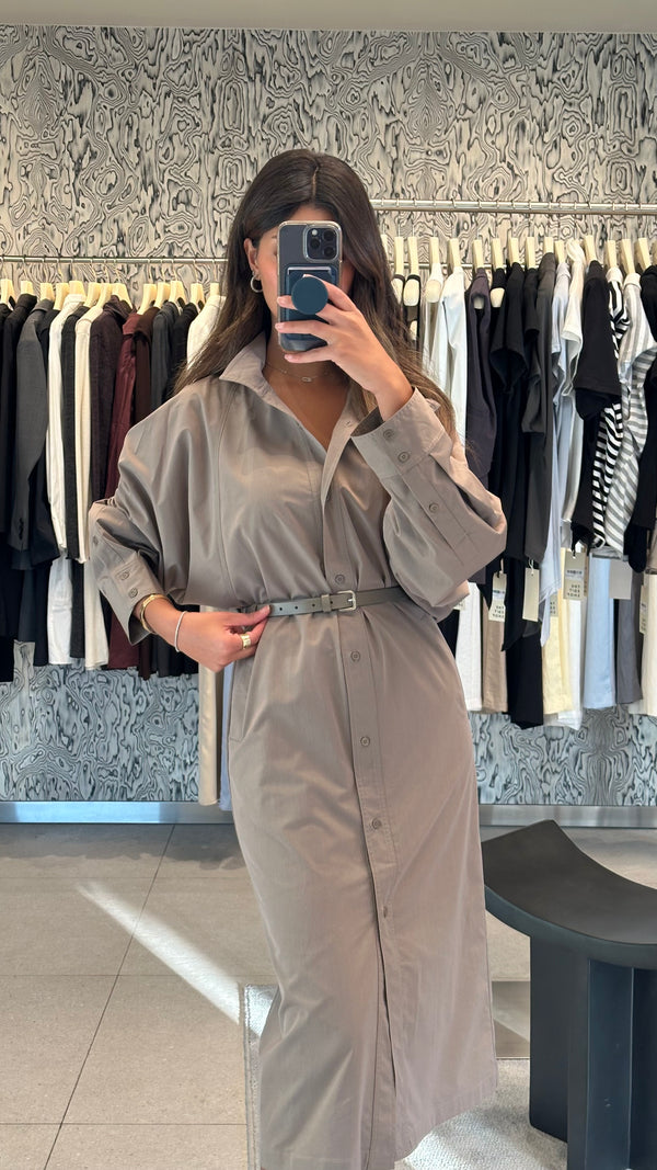 High Neck Long Dress Belt