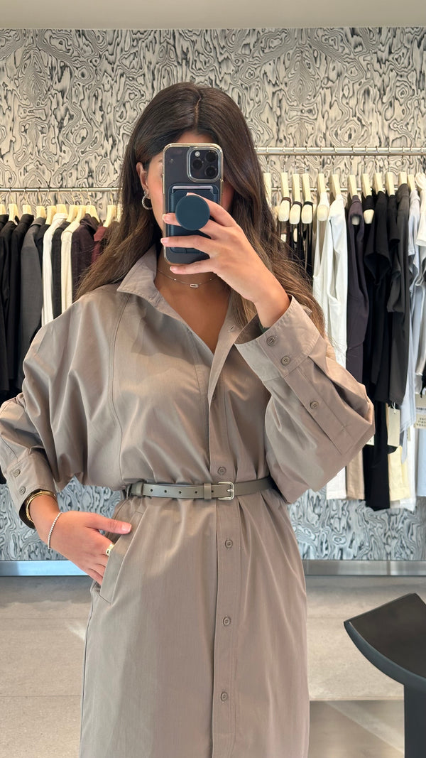 High Neck Long Dress Belt