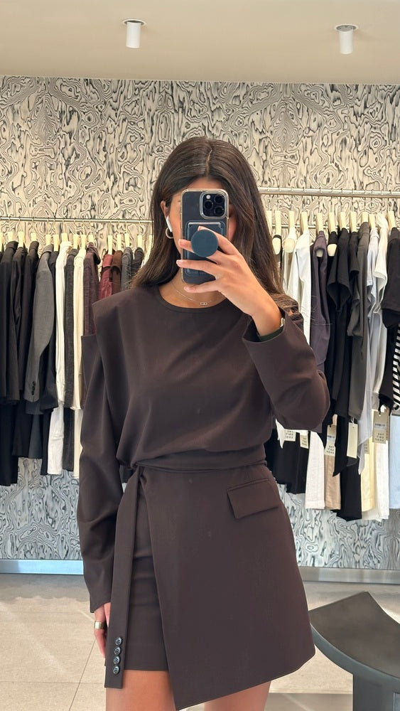 Open Shoulder + Skirt Set