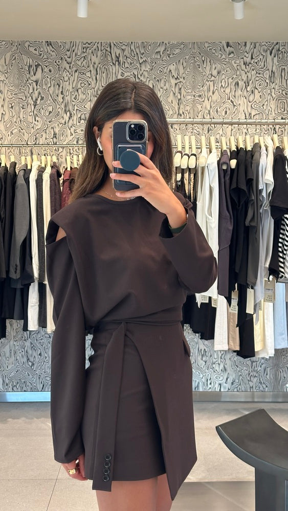 Open Shoulder + Skirt Set