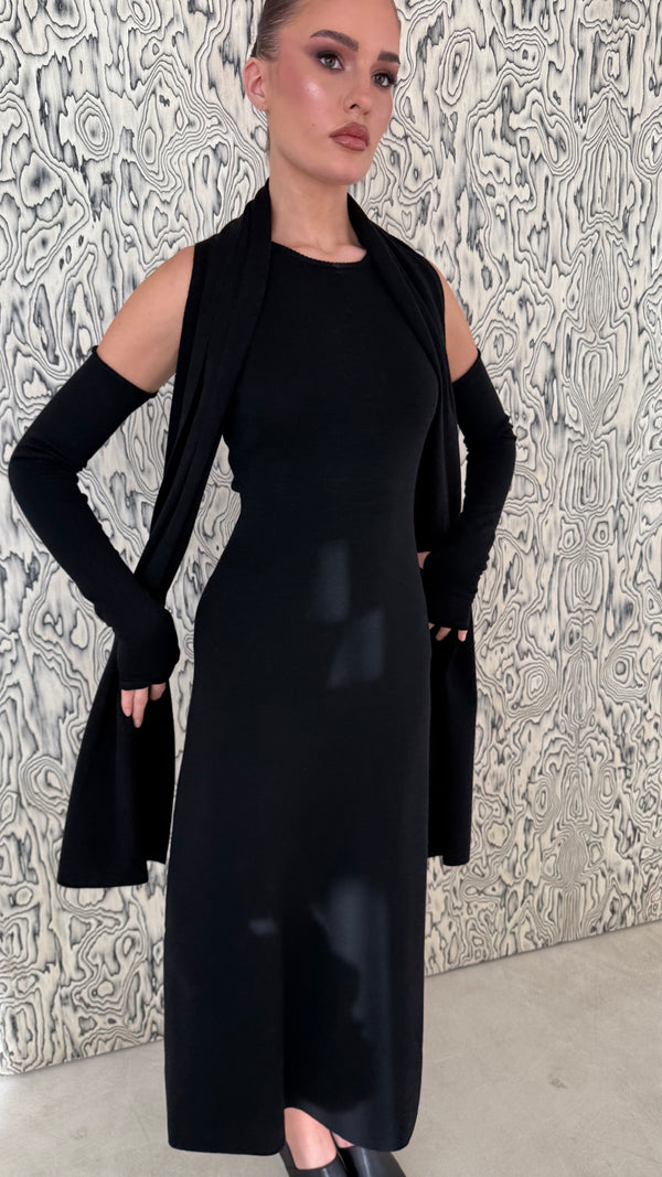 3 Piece Sleeveless Maxi Dress